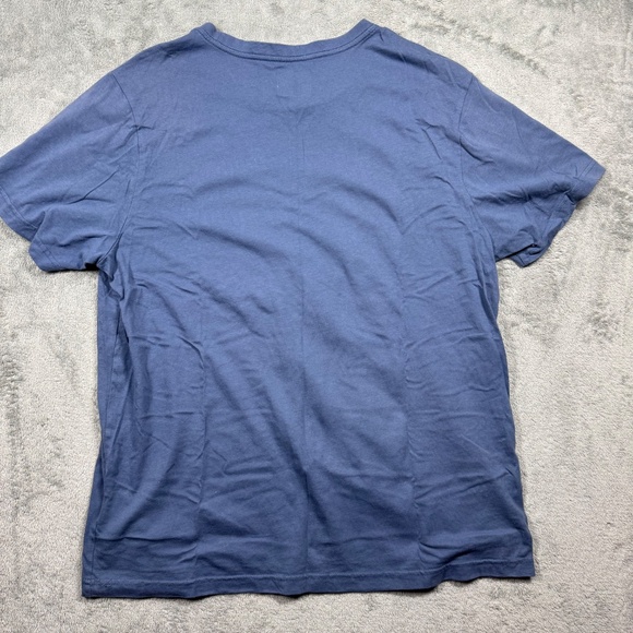 Hurley Men’s XL Blue Graphic Tee Palm Tree Sunset Beach Surf Cotton Shirt - Picture 7 of 13